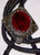 Red Paua Shell Mother-of-Pearl Bolo Tie 15-021