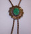 Green Acrylic Flower Bolo Tie 15-029