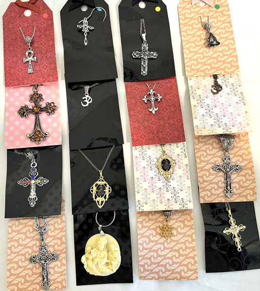 P-79 religious pendant necklaces