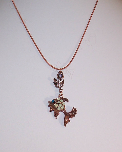 P-124 copper fish pendant