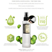 COSRx Centella Water Alcohol Free Toner 150ml + Free sample !!