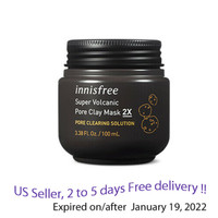 INNISFREE VOLCANIC PORE CLAY MASK Original 100 ml  + Free Gift Sample !!