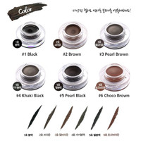 TONYMOLY BACKSTAGE GEL EYELINER #2 Brown + Free Gift Sample !!