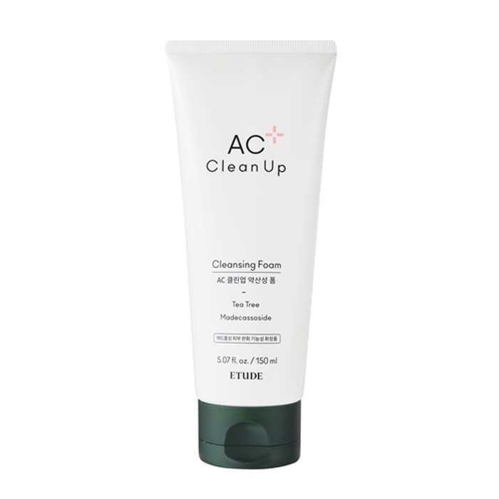 Etude house AC Cleanup  Daily Cleansing Foam 150ml + Free Gift Sample !!