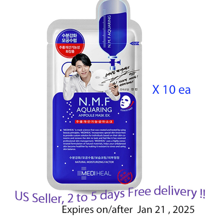 Mediheal N.M.F Aquaring Ampoule Mask EX * 10ea, Big DC !!