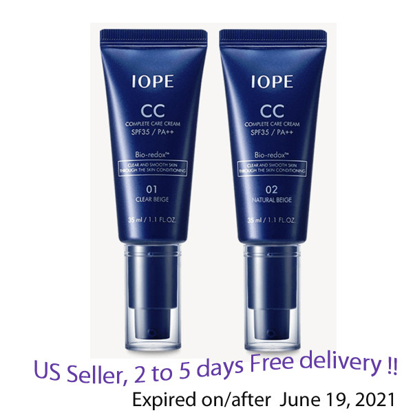 IOPE CC Complete Care Cream SPF 35, PA++ 35 ml  NO1, NO2 Option