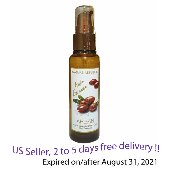 Nature Republic Argan Essential Deep Care Hair Essence 80ml + Free Gift Sample !!