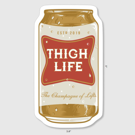 Thigh Life Sticker