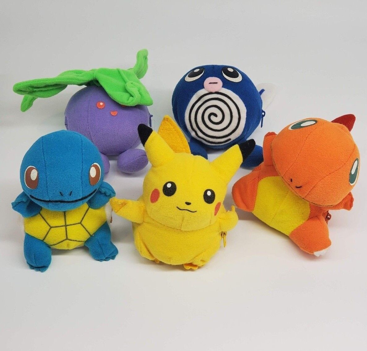 Rare Tomy Nintendo Creature Reversible PokeBall Plush Toys - 1999
