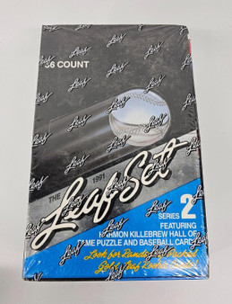 1991 Leaf Set Series 2 MLB Baseball Card Box Factory Sealed - NIB