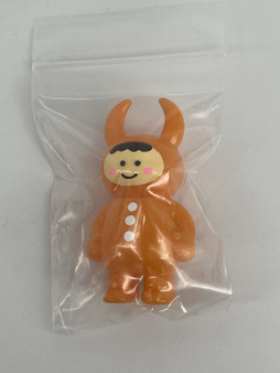 Pajama Kids UAMOU Sofubi Vinyl Figure Rare 2.8in - Orange