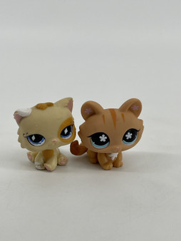 Littlest Pet Shop Kitten Set of Two Hasbro LPS