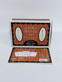 Tim Burton's Stick Boy and Match Girl in Love • Note Card Figure Set