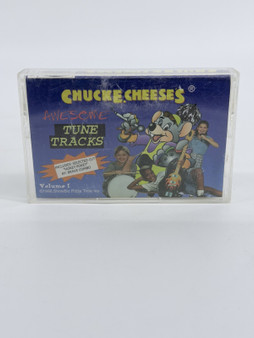 Vintage Chuck E. Cheese's AWESOME TUNE TRACKS Volume 1 Cassette Tape 1996