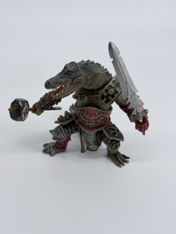 2008 Papo Crocodile Mutant Warrior Figure