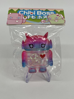 Chibi Boss Robot 3" Vinyl Figure NIB - Pink and Blue