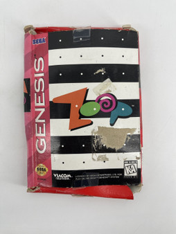 Zoop (Sega Genesis) - Cartridge & Cardboard Box Only | Tested