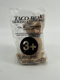Taco Bell - Talking Chihuahua Plush Dog Toy "Viva Gorditas" No Sound | New