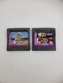 World Series Baseball & NBA Action (Sega Game Gear) Cartridges Only | Used