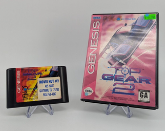 Top Gear 2 game for Sega Genesis Case and Game Only