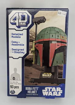Star Wars Boba Fett Model Kit 4D Build Puzzle 93pc Spin Master 2023 SEALED