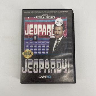 Jeopardy (Sega Genesis, 1992) Box and Cart Only | Tested