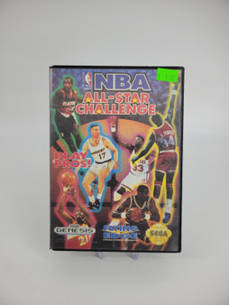 NBA All-Star Challenge (Sega Genesis, 1992) Cart and Case only | Tested