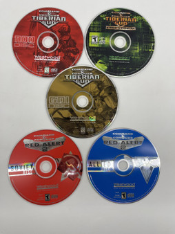 Command & Conquer: Tiberian Sun, Firestorm, and Red Alert 2 (PC) Used, Disc Only