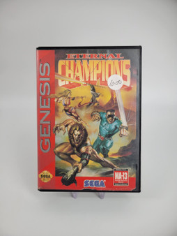 Eternal Champions (Sega Genesis, 1993) Cart and Case only | Tested