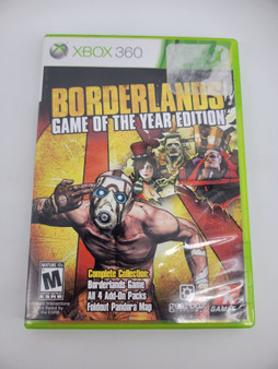 Borderlands Game of the Year Edition Microsoft Xbox 360 Complete, Used | Tested