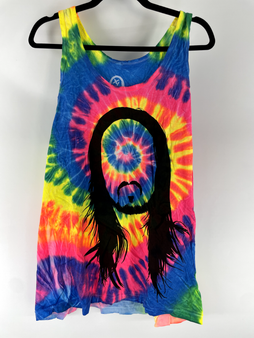 STEVE AOKI Tie-Dyed Tank Top Shirt Size XL