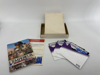 L'Empereur - Napoleonic Game by Koei (PC, 1991) Manual and Disks