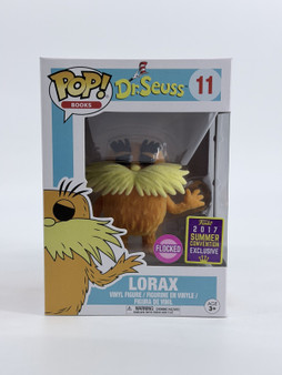Funko Pop! Books: Dr. Seuss - Lorax #11 (Flocked) 2017 Summer Con Exclusive