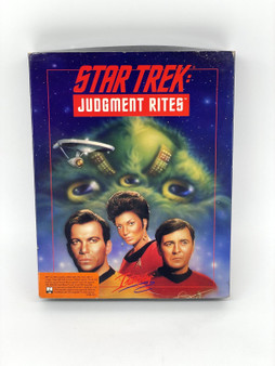 Star Trek Judgement Rites Interplay 1993 (Floppy Discs for Computer)