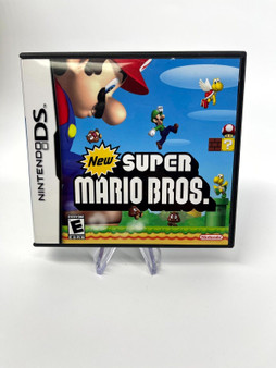 New Super Mario Bros Nintendo DS Cartridge in Case - Authentic, Works!