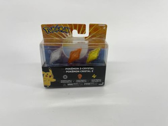 Tomy Pokemon Z-Crystal 3-Pack Normalium Z, Fightinium Z, Electrium Z