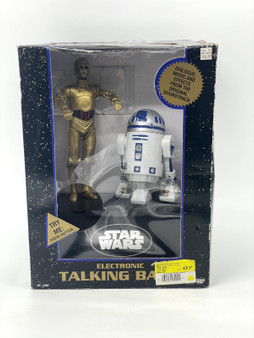 Star Wars C-3PO & R2-D2 Electronic Talking Bank - 1995 Thinkway Toys
