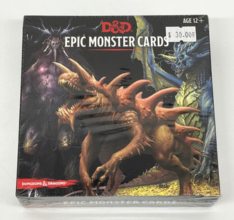 Dungeons & Dragons D&D Epic Monster Cards New