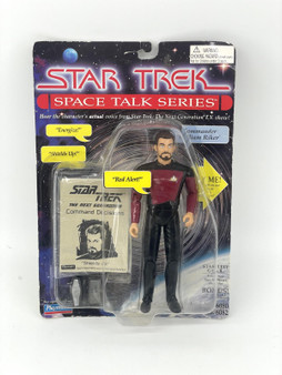 Star Trek Space Talk Series Commander Riker Action Figure