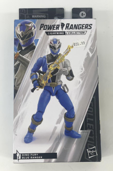 Power Rangers Lightning Collection Dino Fury Blue Ranger 6 Inch Action Figure