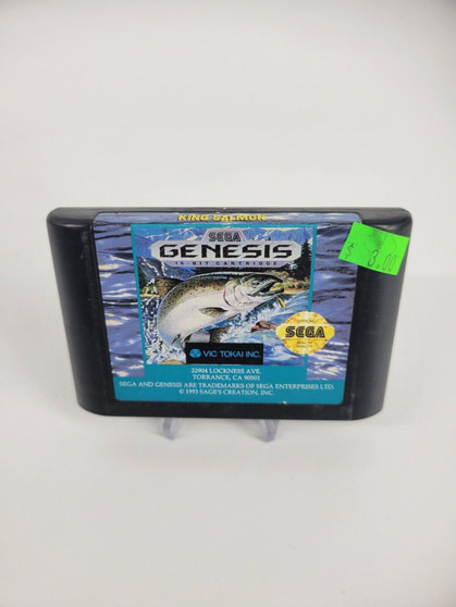 King Salmon: The Big Catch (Sega Genesis, 1993) Cart Only | Tested