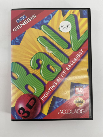 Ballz 3D (Sega Genesis) Cart & Case Only | Tested