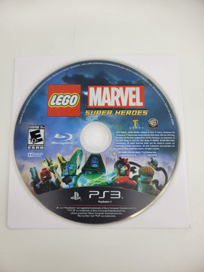 LEGO Marvel Super Heroes (Sony PlayStation 3, 2013) Disc Only, Used | Tested