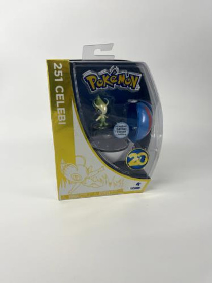 Tomy Pokemon 20th Anniversary Celebi #251 Limited Edition Figure Sealed 2016