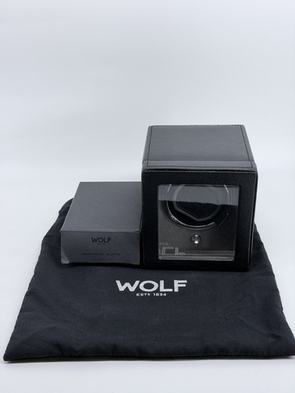 Wolf Watch Winder Model M 1.8 Single Black with Dust Bag