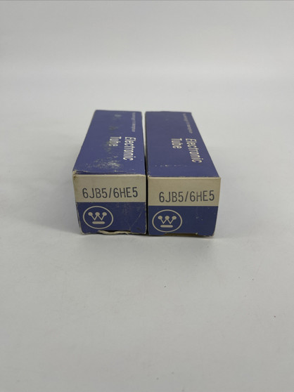 Westinghouse 6JB5 Vacuum Tube 12 watt beam-power - 2 Tubes