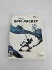 Disney Epic Mickey (Nintendo Wii) Disc & case only! Used | Tested
