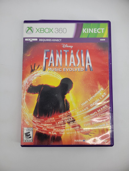 Disney Fantasia Music Evolved (Xbox 360, Kinect) Complete, Used | Tested