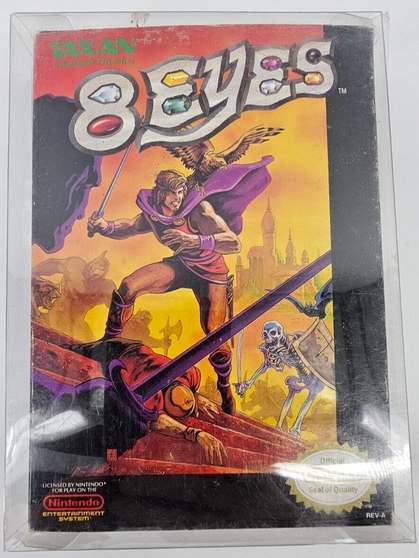 8 Eyes Nintendo NES Authentic 1990 CIB