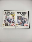 College Football USA 96 & Madden '96 (Sega Genesis, 1995) Cart and case | Tested